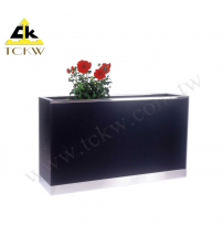 Powder-coated Flower Pot In Black(TF-150T) 